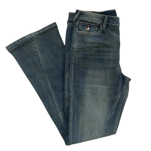 True Religion Denim - TRUE RELIGION Joey Sn Flap Flare Jeans Size 32